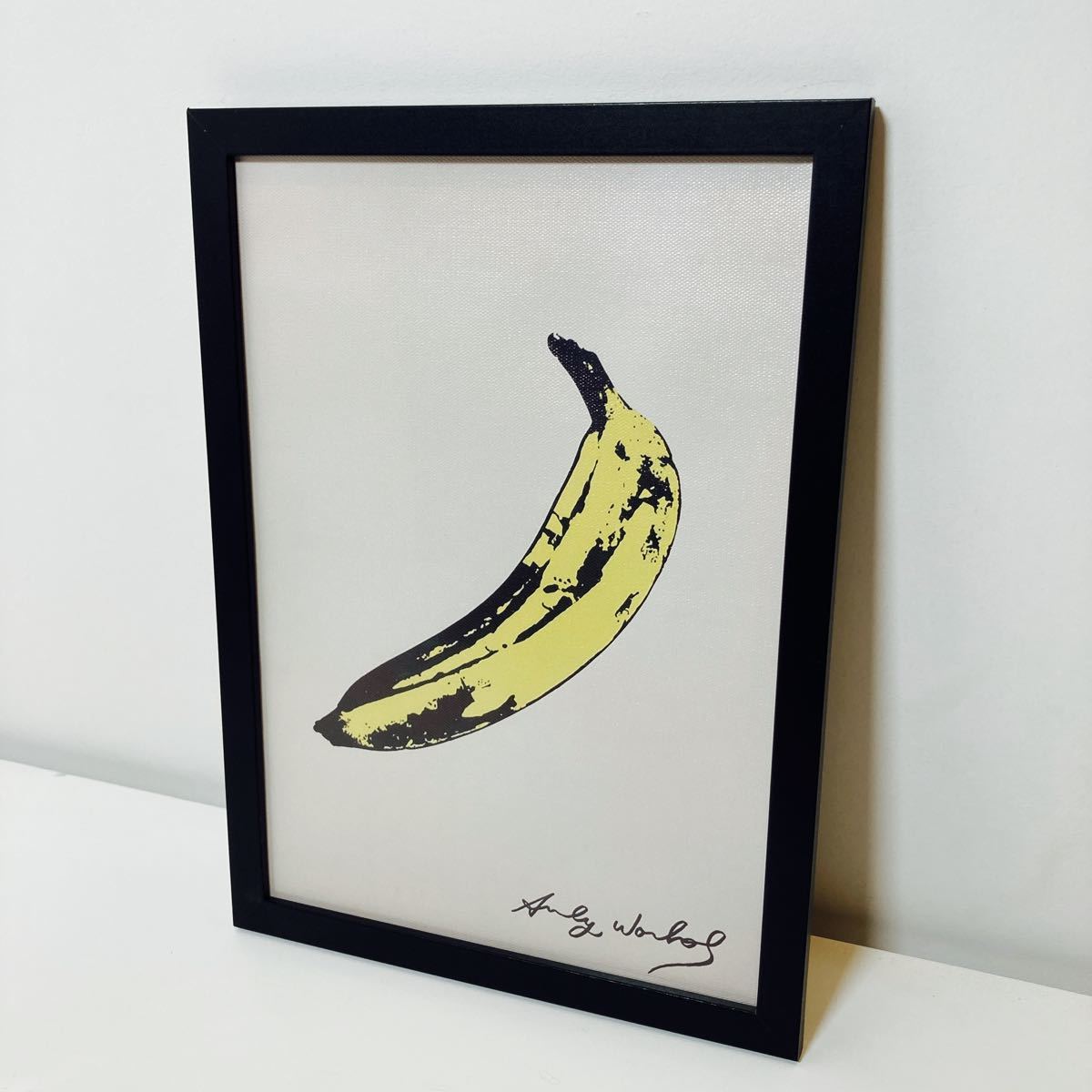 【額付きポスター】アンディ ウォーホル 「バナナ」(新品)
