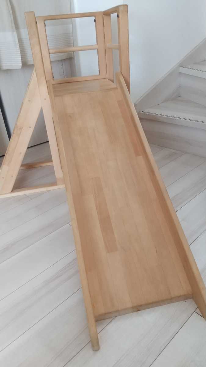 木製滑り台 すべり台 中古品 手作り木工房mooq コーナータイプ_画像3
