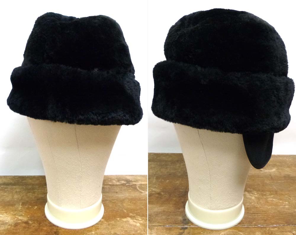 KNOX 耳当て付きファーキャップ (内周55.5cm)4h-6-068