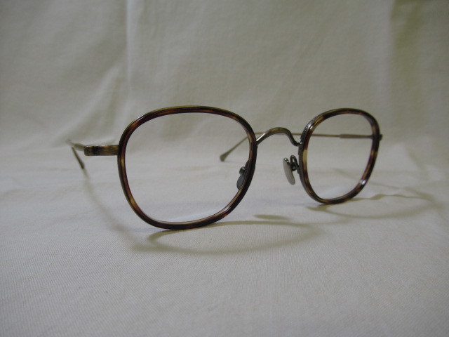 ☆Kame ManNen KMN-137 HAV/AG 44口24-143 カメマンネン 眼鏡 新品未