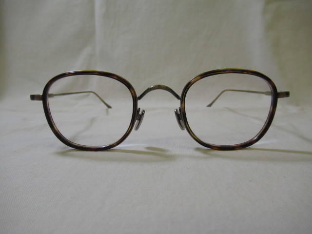 ☆Kame ManNen KMN-137 HAV/AG 44口24-143 カメマンネン 眼鏡 新品未
