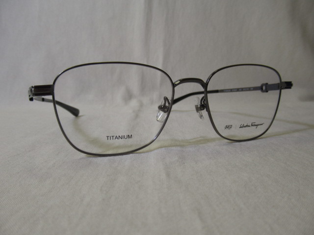 ☆ 999.9 / Salvatore Ferragamo SF9007 048 55口18-146 フォーナインズ / サルバトーレフェラガモ メタル 新品未使用品☆