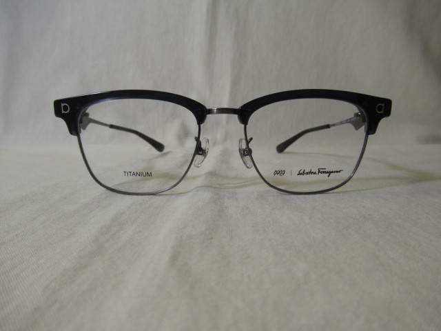 ☆ 999.9 / Salvatore Ferragamo SF9004 437 52口18-144 フォーナインズ / サルバトーレフェラガモ メタル 新品未使用品☆_画像3