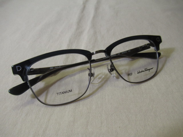 ☆ 999.9 / Salvatore Ferragamo SF9004 437 52口18-144 フォーナインズ / サルバトーレフェラガモ メタル 新品未使用品☆_画像9