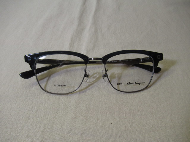 ☆ 999.9 / Salvatore Ferragamo SF9004 437 52口18-144 フォーナインズ / サルバトーレフェラガモ メタル 新品未使用品☆_画像10