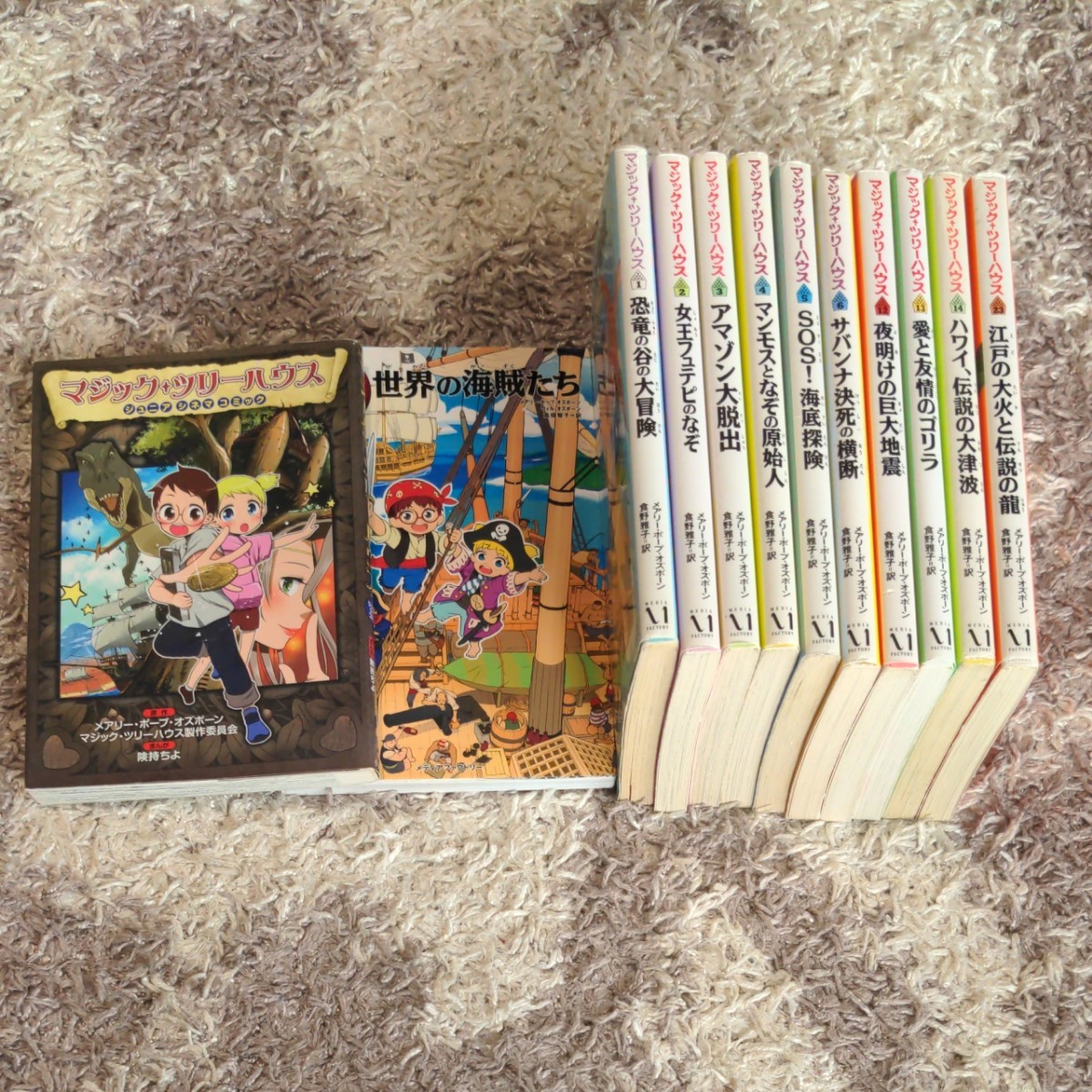 お買い得！マジックツリーハウス１０冊！＋マジック・ツリーハウス漫画＋海賊の探検ガイド　全１２冊