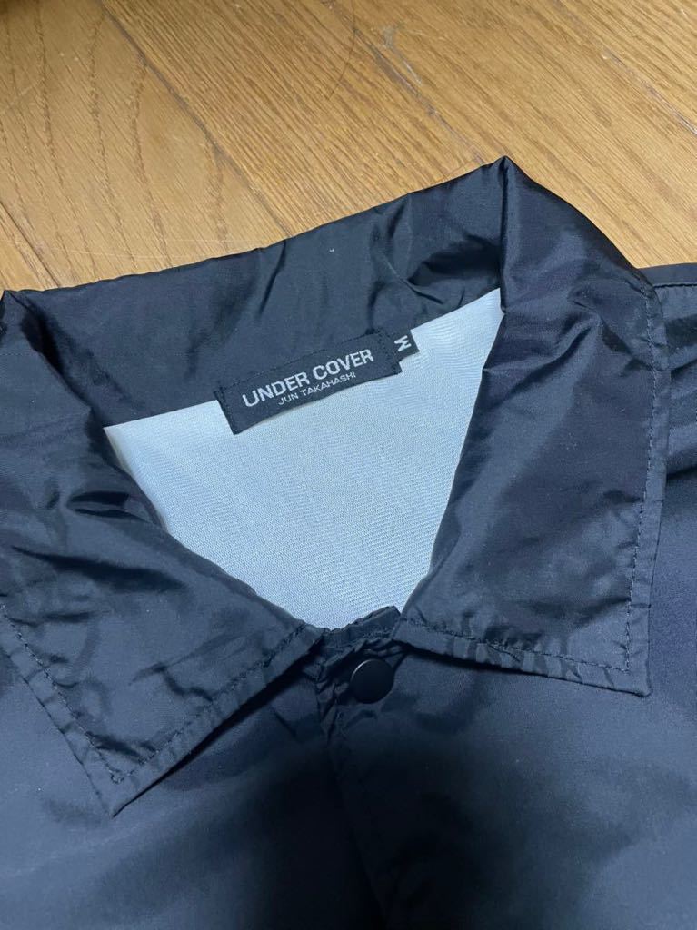 名作 アンダーカバー undercover コーチジャケット ブラック ロゴ jun