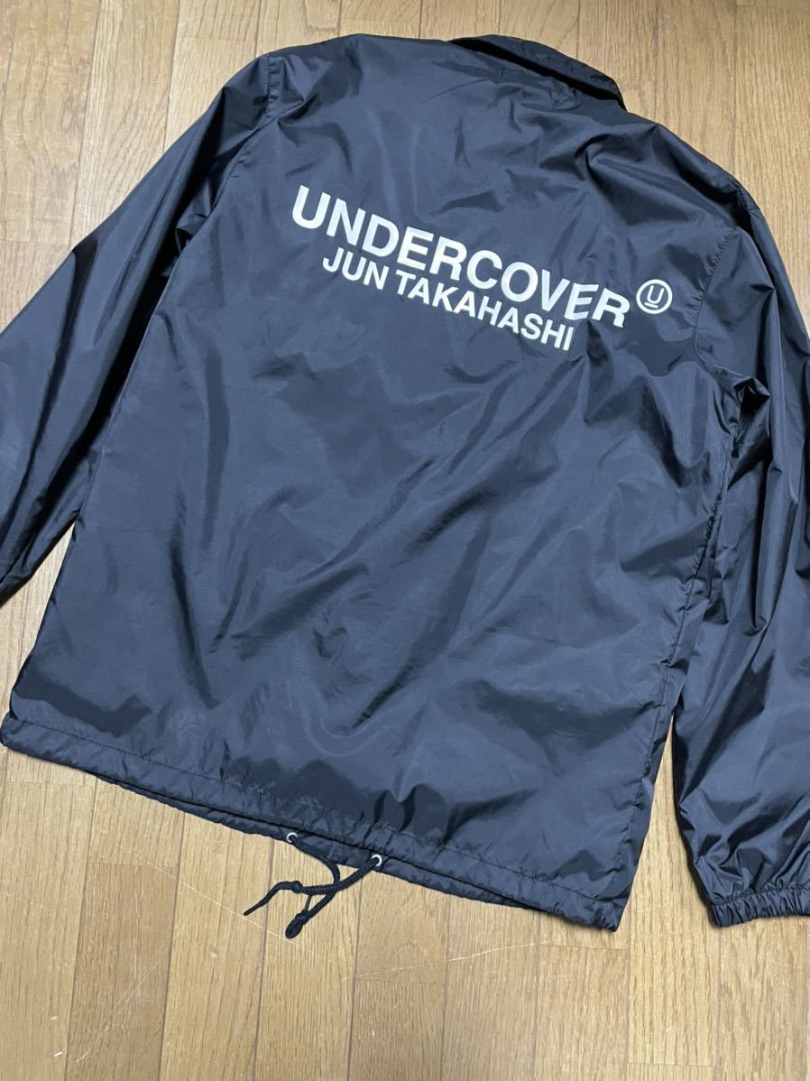 名作 アンダーカバー undercover コーチジャケット ブラック ロゴ jun