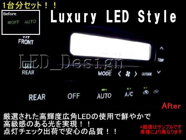 送料格安 JB5 6 7 8 ライフ オート エアコンパネル LED 高輝度 ΩΩ_画像1