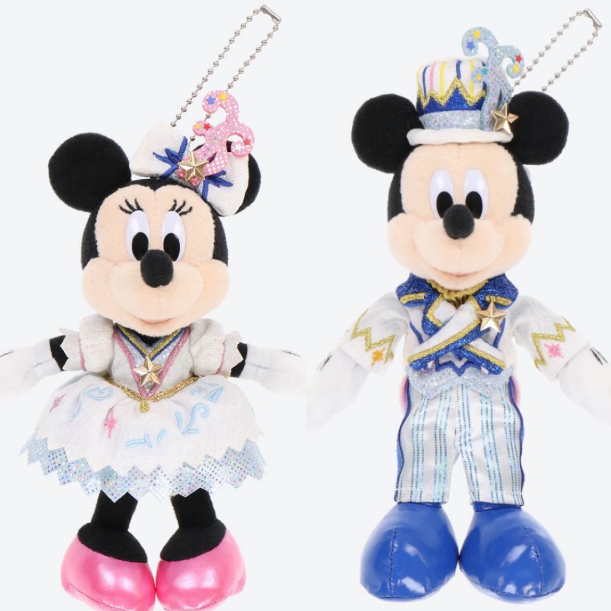 ぬいぐるみバッジ 東京ディズニーシー20周年 タイムトゥシャイン ぬいぐるみバッジ 東京ディズニーシー20周年 タイムトゥシャイン