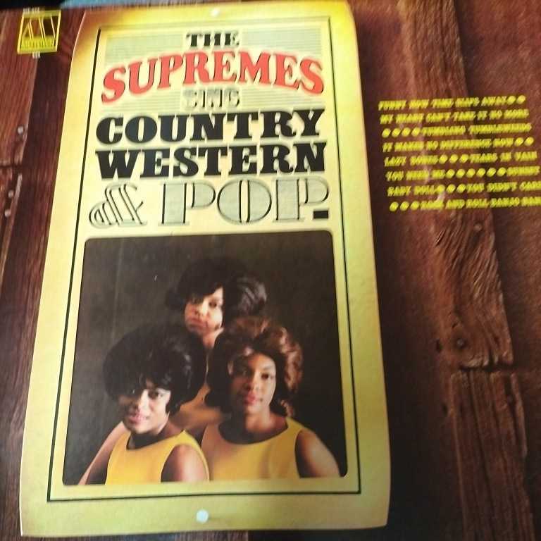 The Supremes Sing Country Western &　Pop　Motown Record Corp. MT-625　1965 USオリジナル_画像1