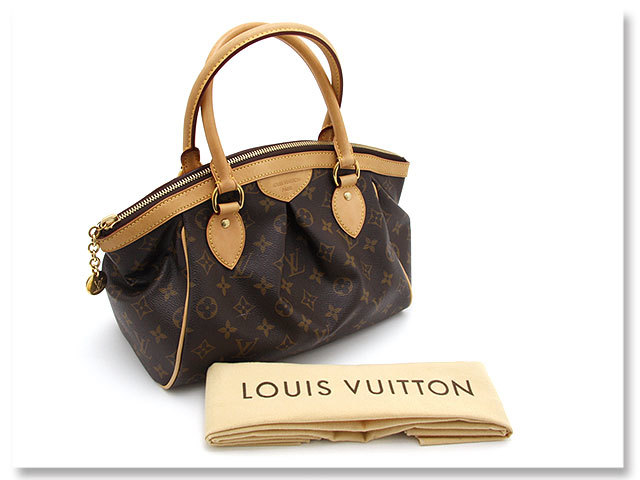 中古美品 ルイヴィトン モノグラム ティヴォリ PM ハンドバッグ M40143 LOUIS VUITTON レディース バック アメリカ製 レトロ クラシカル_全体的には型崩れ少なく綺麗です