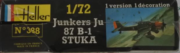 Junkers Ju 87 B-1 Stuka シュトゥーカ 1/72 Heller エレール プラモデル 20211123 tkhshss h 1112_画像2