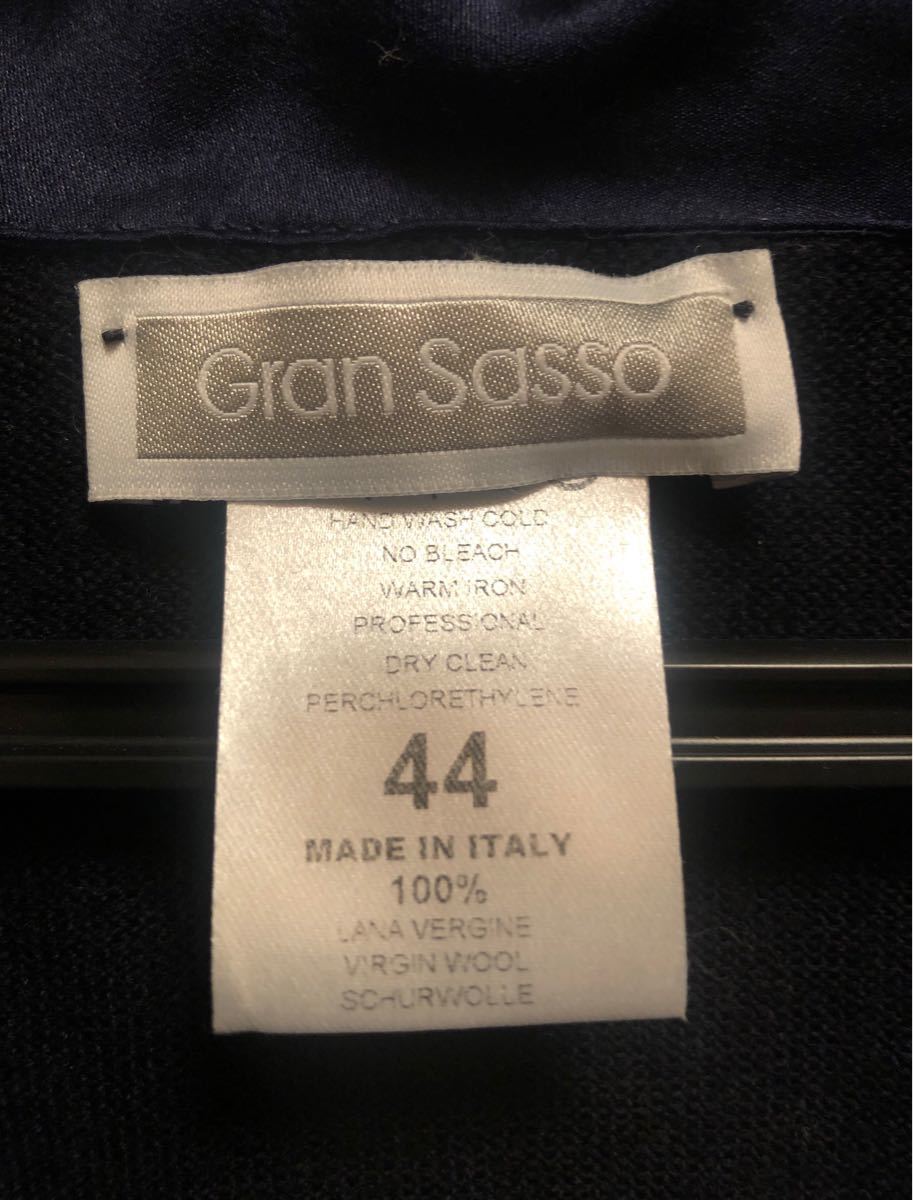 イタリア製　グランサッソ　シルク使いセーター　新品　Gran　Sasso
