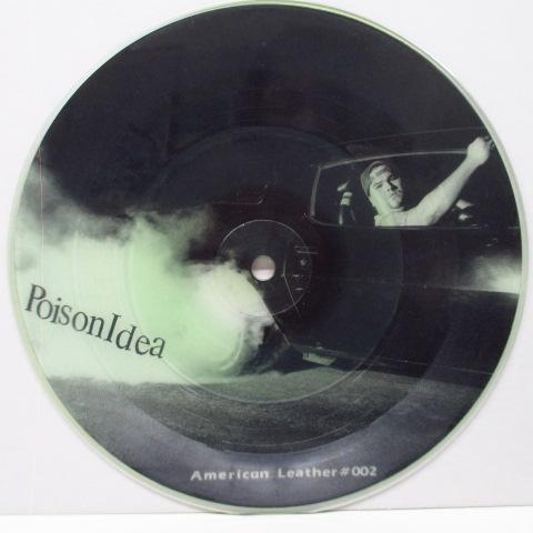 POISON IDEA-Just To Get Away (US Ltd.Green Picture 7/白黒Back_画像1