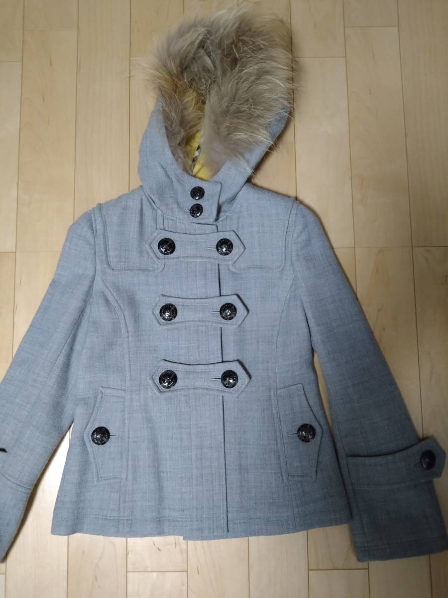 【美品】　Burberry　BLUE LABEL 　☆素敵なウールコート　サイズ40☆