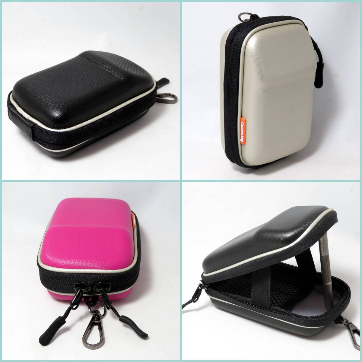 【送料300円～/シルバーのみ】// SONY RX100 RX100M2 共用 ハード ケース ソニー case bag ピンク 携帯 保護 RX100 M2_画像1