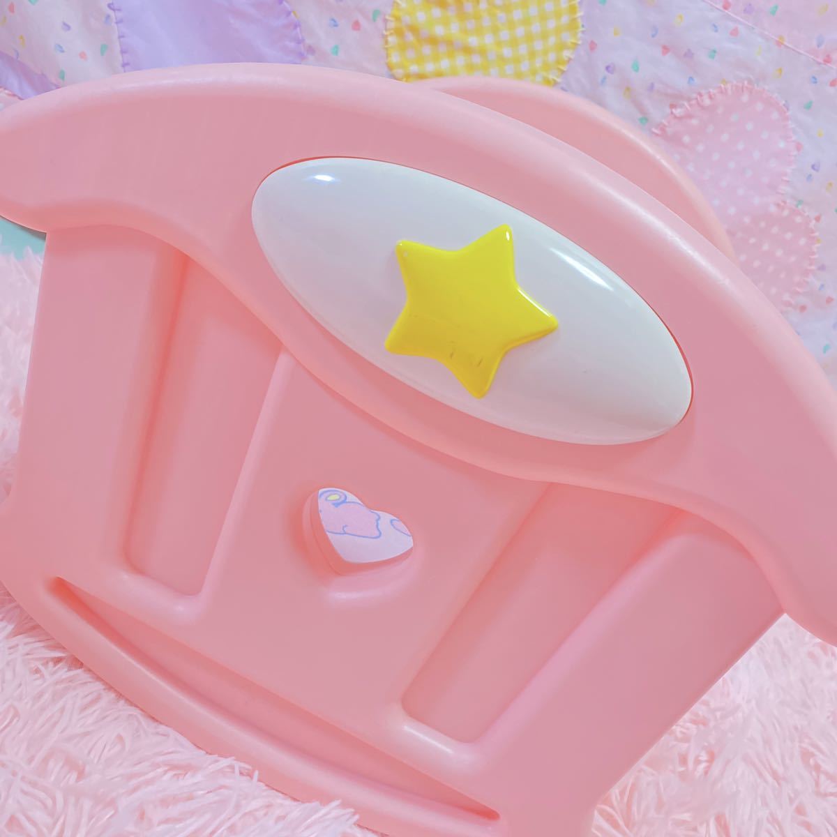 海外 ビンテージ ピンク ドールベッド おままごと レトロ ファンシー パステル ファンシーアラモード spank 人形 ぬいぐるみ