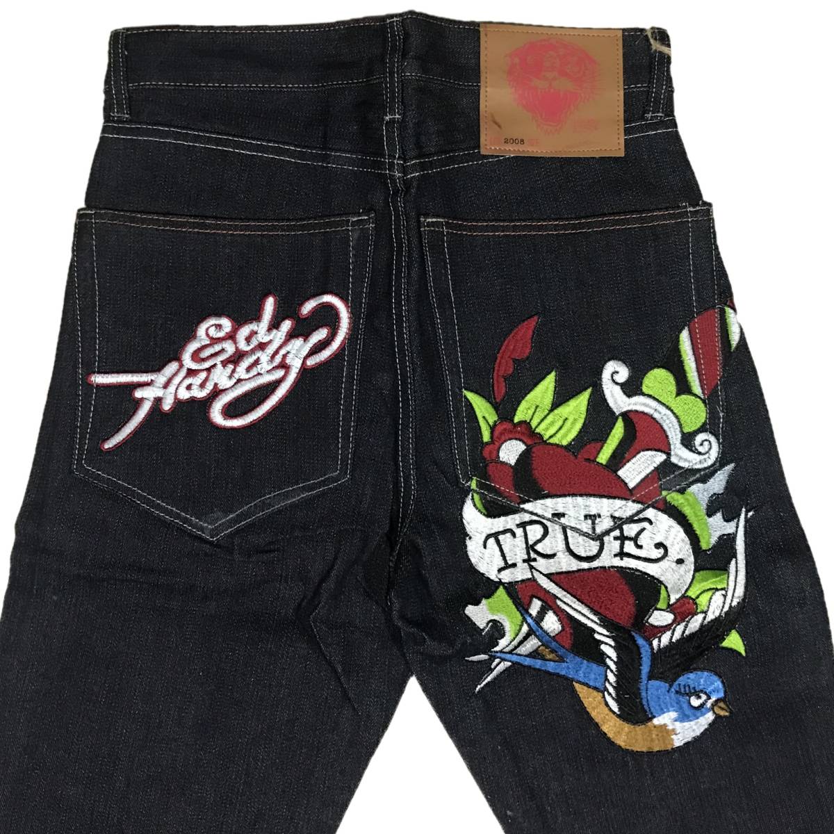 [並行輸入品] Ed hardy エド・ハーディ TRUE. バードステッチ デニムパンツ W30_画像5