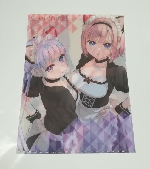 NEW GAME! 13 volume ... .. store privilege A4 clear file beautiful goods 