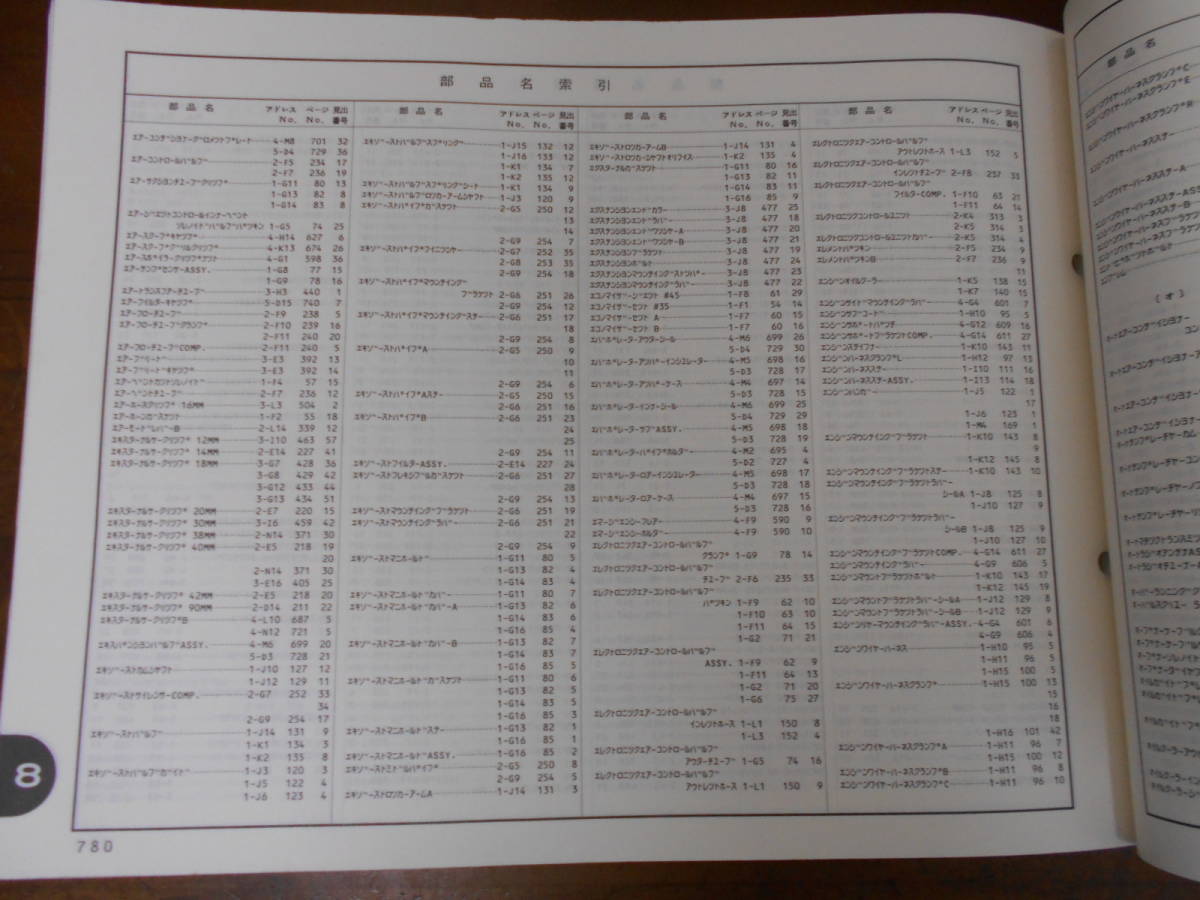 C4589 / CIVIC Civic 3DOOR-HATHCBACK EF1 EF2 EF3 EF9 список запасных частей 9 версия эпоха Heisei 4 год 12 месяц 
