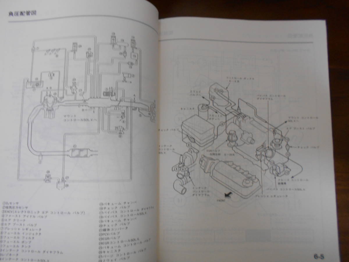 C6700 / ACCORD WAGON アコードワゴン CB9 サービスマニュアル 構造・整備編　91-3_画像6
