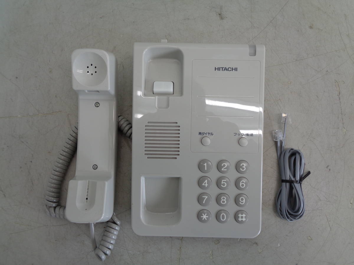 MK3438 HITACHI/日立 HI-P5A PBX内線用電話機/ビジネスフォン 電話ケーブル_画像2