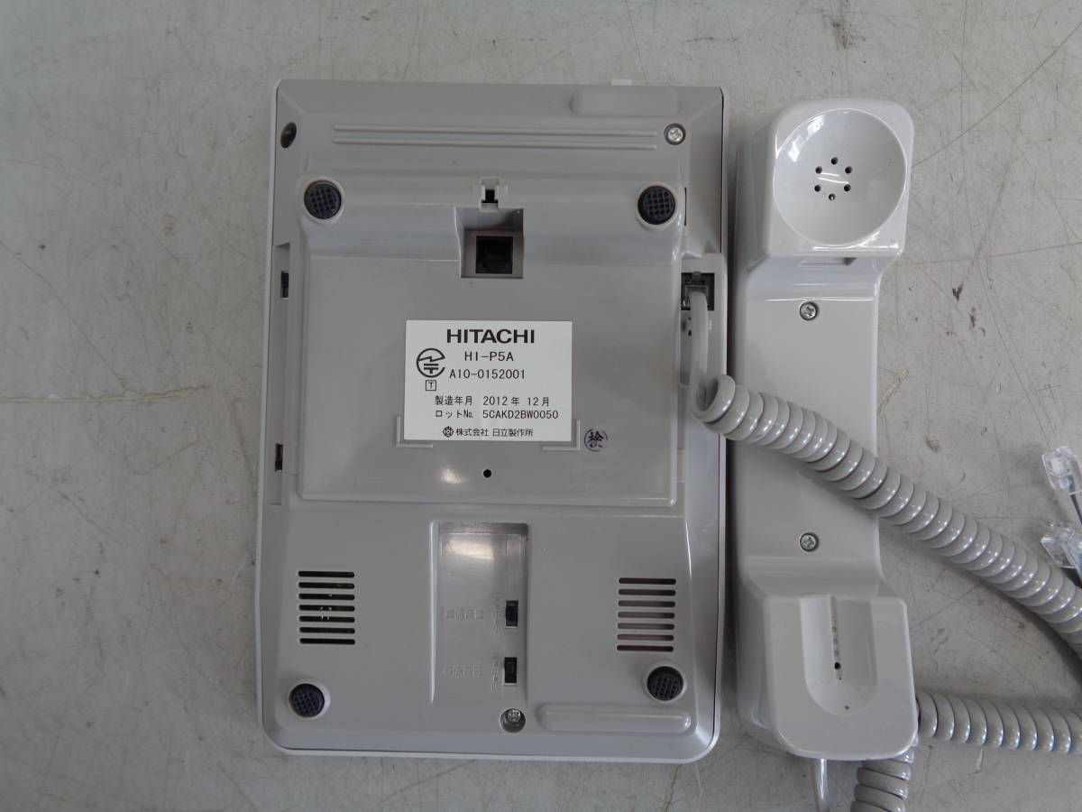 MK3446 HITACHI/日立 HI-P5A PBX内線用電話機/ビジネスフォン 電話ケーブル_画像3