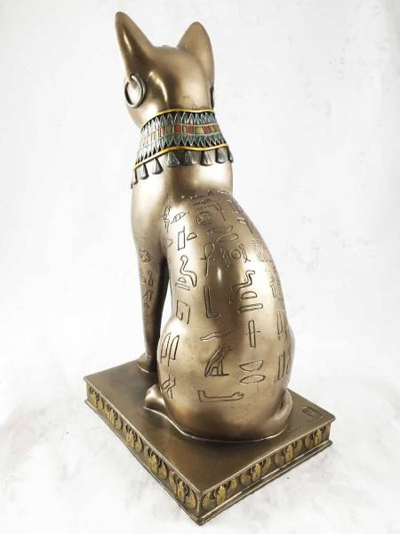 ファラオの守護神 古代エジプトのバステト神の置物 彫刻 彫像