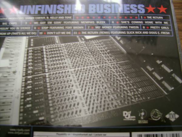 R.KELLY & JAY-Z/UNFINISHED BUSINESS_画像2