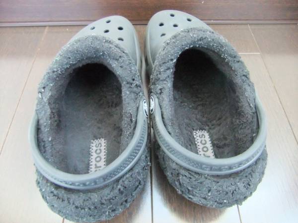 クロックス crocs キッズ ボア マンモス C12/13 18.5cm 中古_画像2