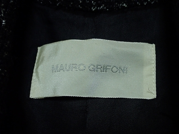 Mauro Grifoni コート・38□マウロ グリフォーニ/イタリア製/黒/21*11*3-56_画像7