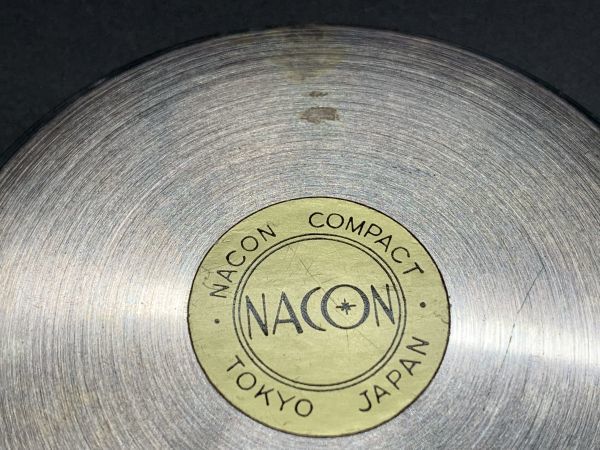 【NACON】　アンティーク　化粧品　『ナコン　コンパクト（蘭）』ファンデーション　　昭和レトロ　　　パケ・定形外可　L0722F_画像10