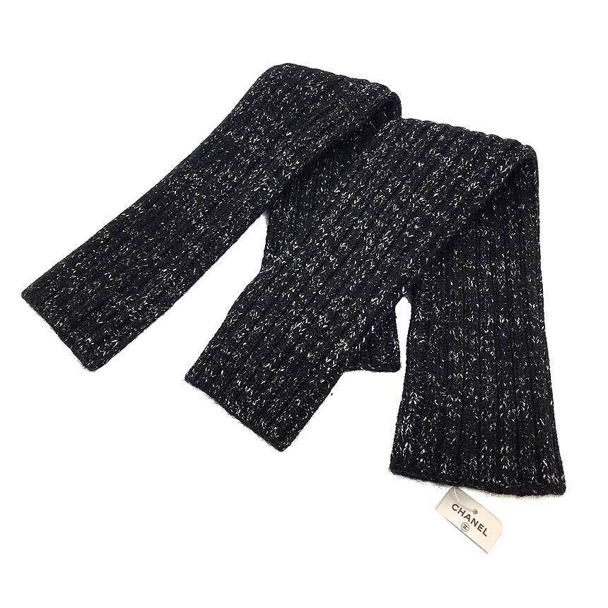 送料無料 シャネル CHANEL アームウォーマー アームカバー Arm warmer