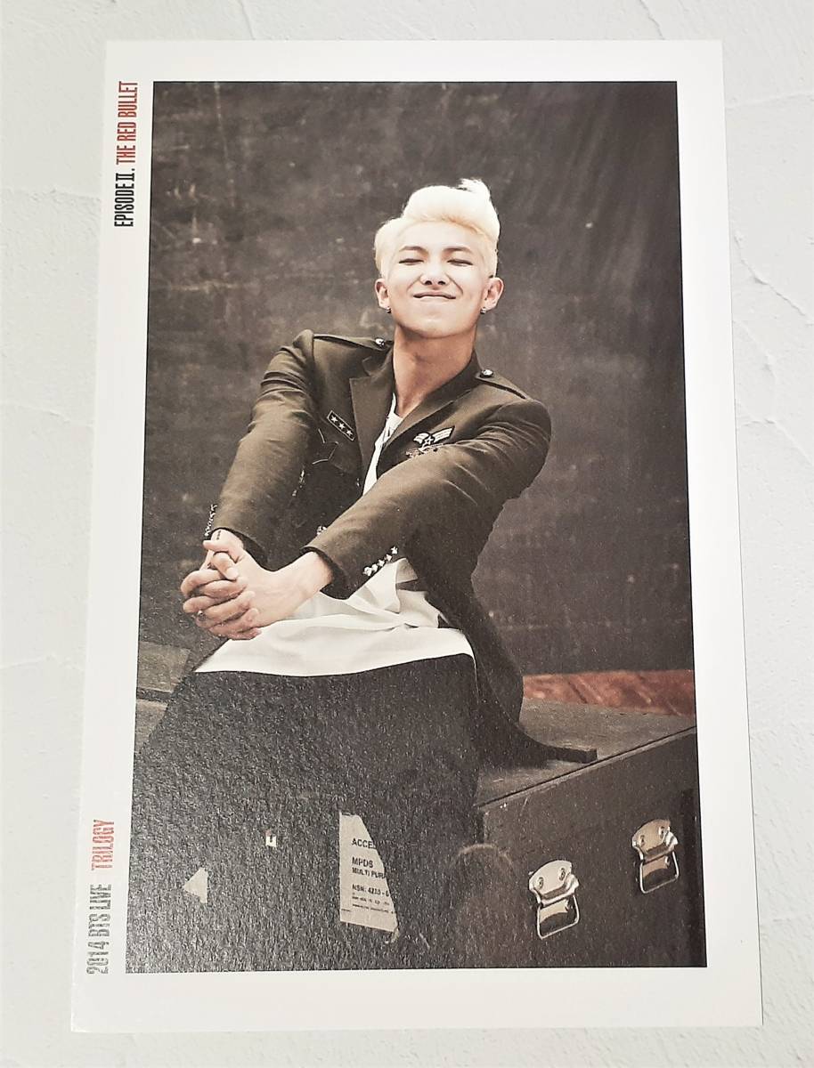 防弾少年団 BTS THE RED BULLET フォトカード RM ナムジュン Yahoo!オークション - ④ RM 公式 BTS THE RED BULLET 限定