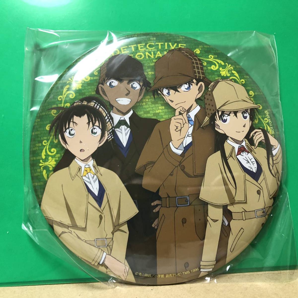 名探偵コナン コナンプラザ 特典 特大缶バッジ 工藤新一 毛利蘭 名探偵コナン コナンプラザ 特典 特大缶バッジ 工藤新一 毛利蘭