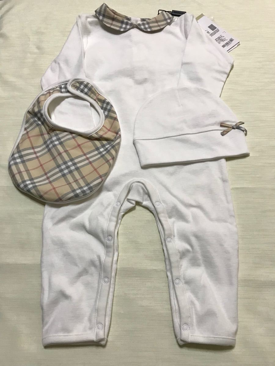 BURBERRY ベビーロンパース 60 70 4点セット-
