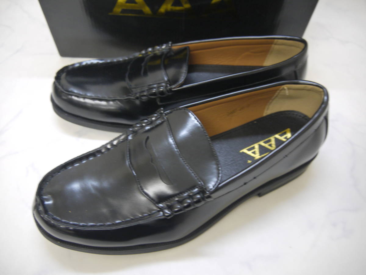 441 新品 AAA+ 28.0EEE ビジネスシューズ BK ブラック ローファー 紳士靴 大きいサイズ big ビッグサイズ_画像2