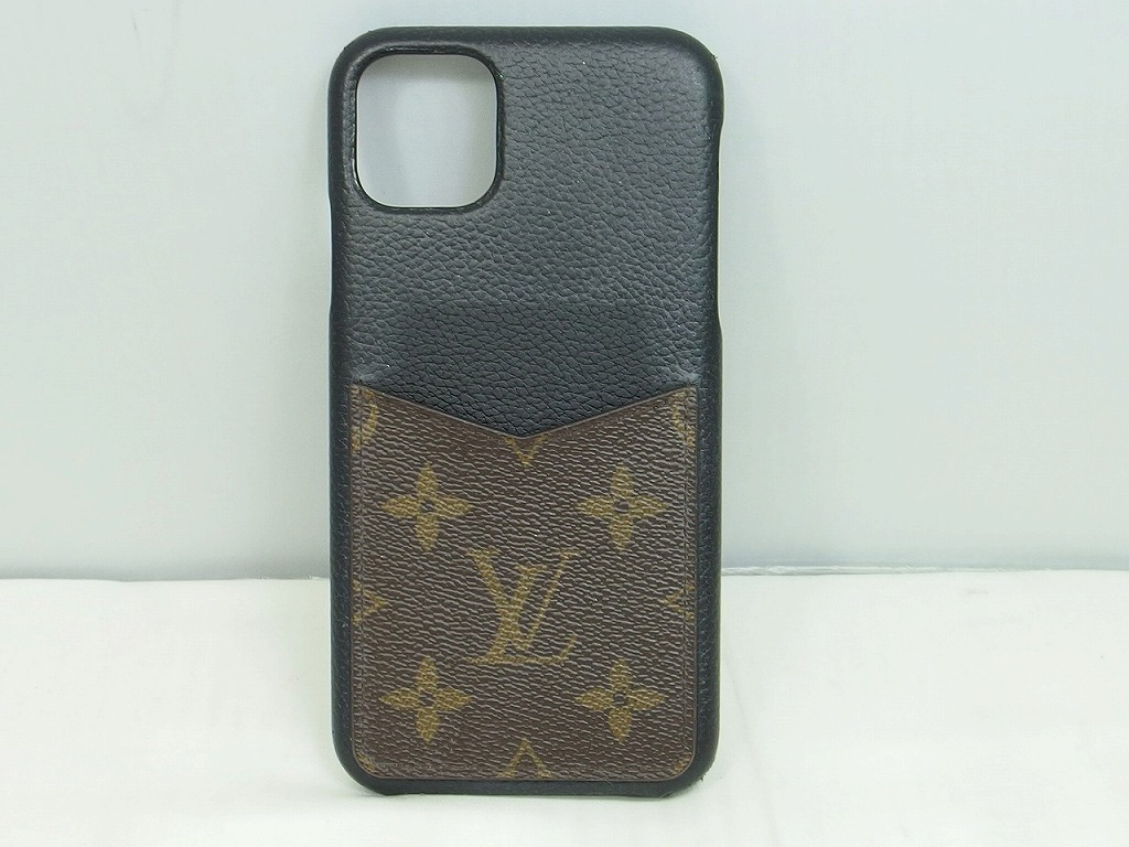 ポイント11倍 期間限定セール ルイ ヴィトン Louis Vuitton Iphone バンパー １１ Pro Max Iphoneケース モノグラム ブラック 箱ボロ特価 家電 Av カメラ 携帯電話 スマートフォン Roe Solca Ec