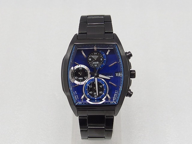 1416円 国内発送 1416円 税込 ワイアード WIRED クロノグラフ 腕時計 ブラック VR33-0AB0