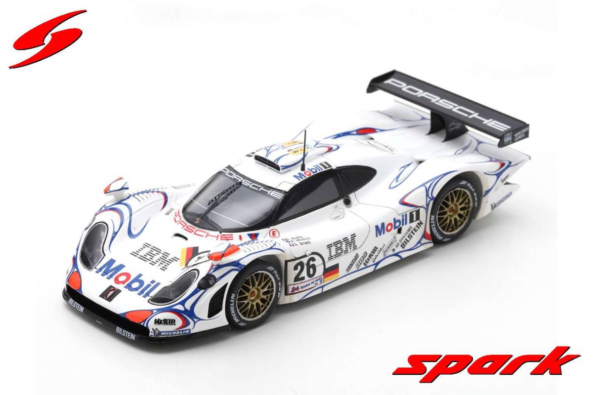 □スパークモデル 1/43 1998 ポルシェ911 GT1 #26 ルマン24h優勝 www