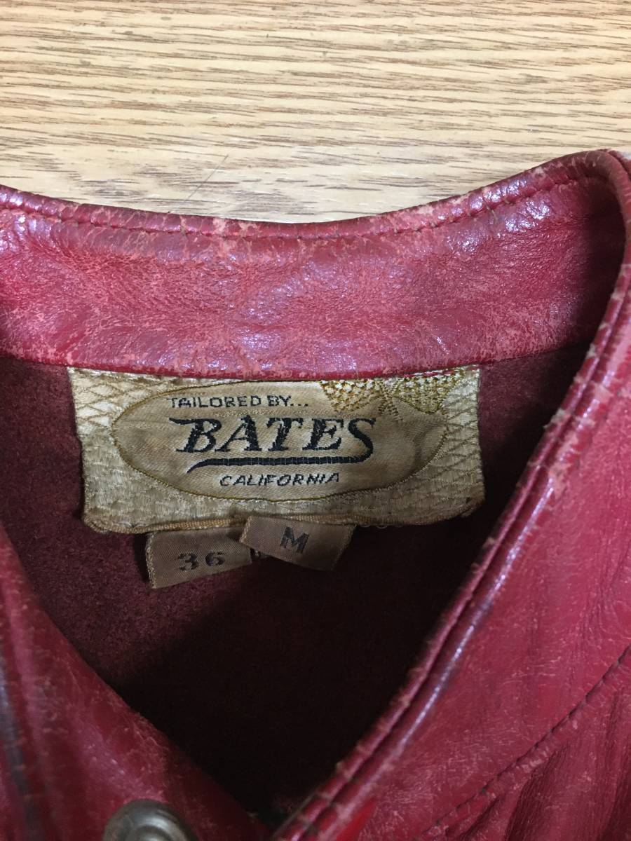ベイツ bates ビンテージ ライダース ツートン 逆ハ | rodeosemillas.com