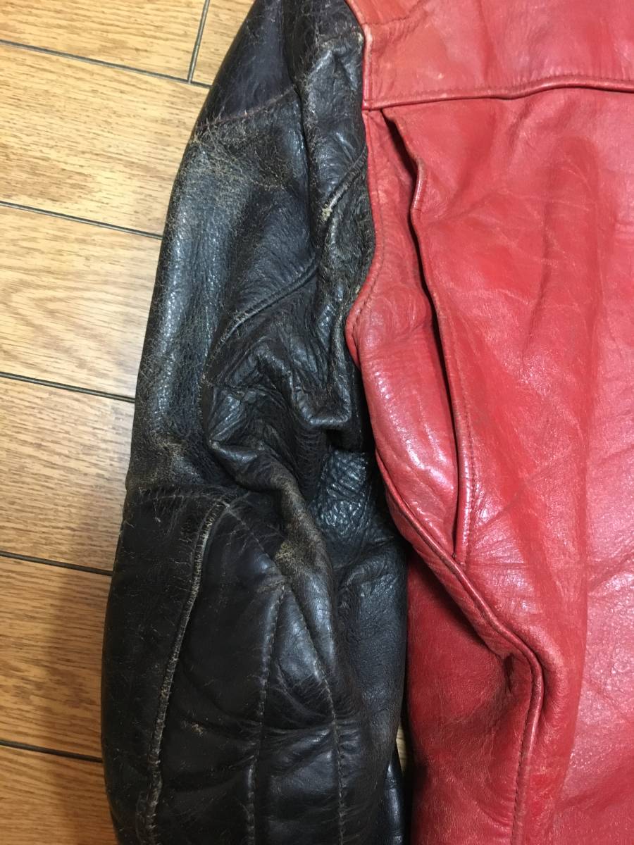 ベイツ bates ビンテージ ライダース ツートン 逆ハ | rodeosemillas.com