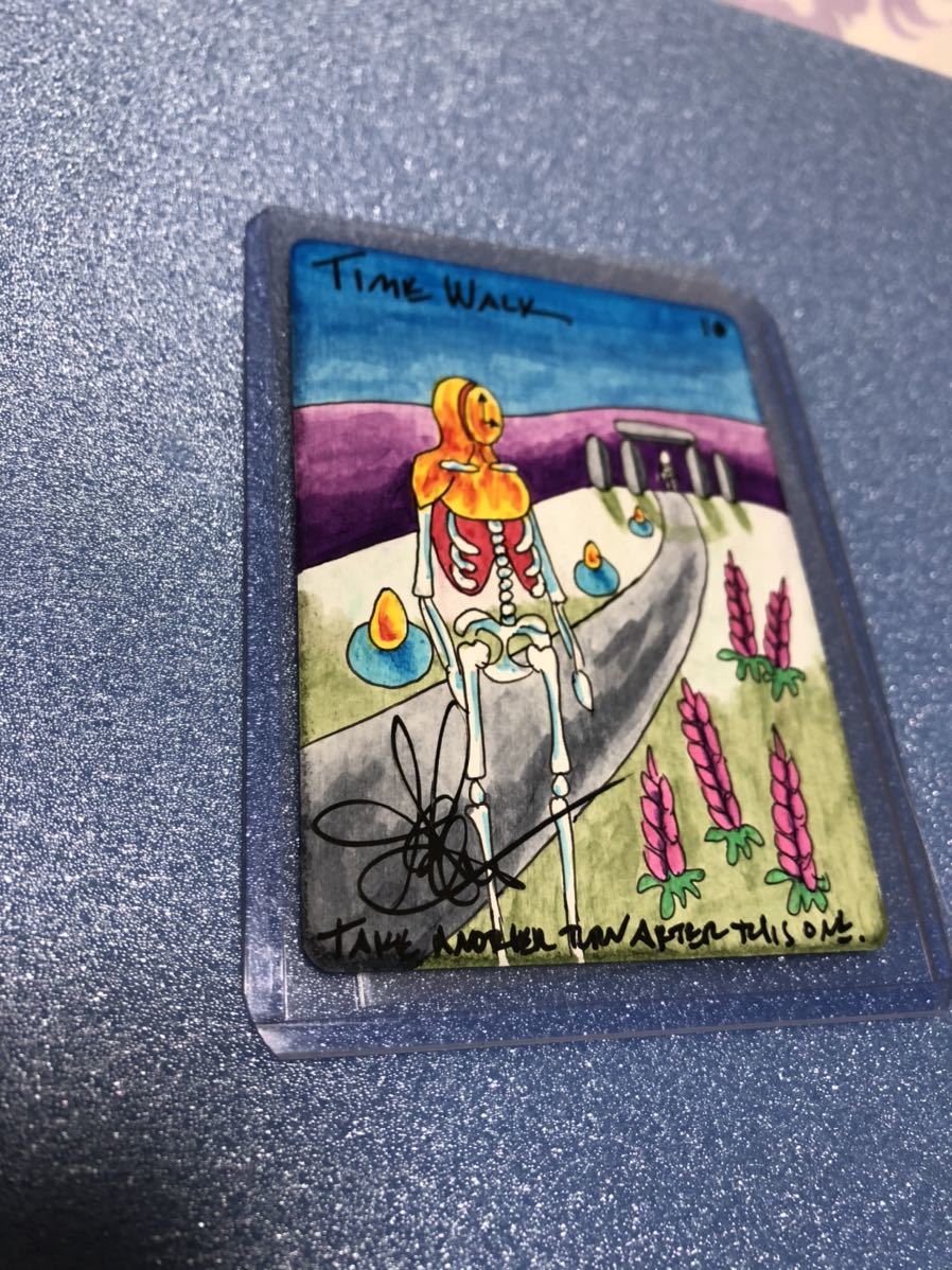 スケッチアート time walk MTG サイン入り 程度極上 おもちゃ・ホビー