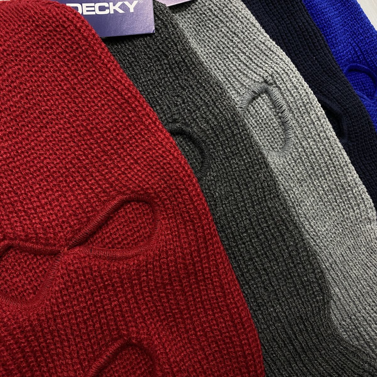 USA正規品 Decky ディッキー 3Hole タクティカル ニット フェイスマスク Balaclava バラクラバ 目出し帽 ロイヤルブルー 青 ミリタリー_色違い参考画像