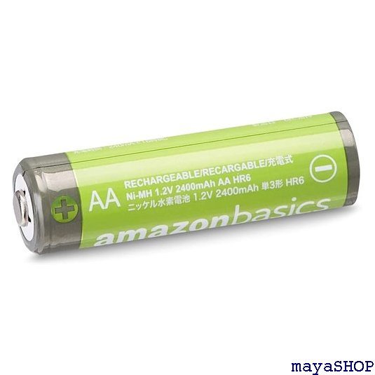 ★新品 送料無料★ ベーシック 充電池 高容量充電式ニッケル水素電池単3形 み、最小容量 2400mAh、約500回使用可 3_画像3