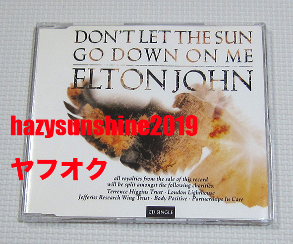 エルトン・ジョン ELTON JOHN CD SINGLE DON'T LET THE SUN GO DOWN ON ME カリブ CARIBOU_画像1