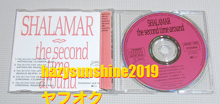 シャラマー SHALAMAR CD THE SECOND TIME AROUND セカンド・タイム SOUL TRAIN ソウル・トレイン JODY WATLEY ジョディ・ワトリー_画像2