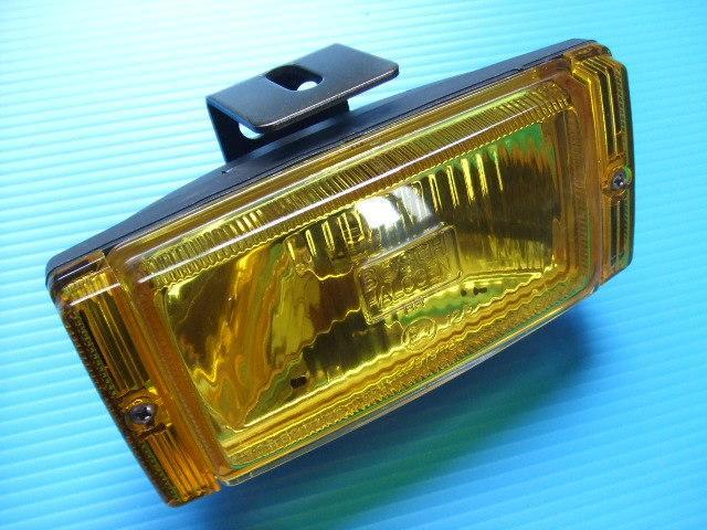  that time thing new goods BOSCH150 rectangle 18cm long range lamp H3 valve(bulb) Bosch driving lamp foglamp old car Showa era yellow lens sub