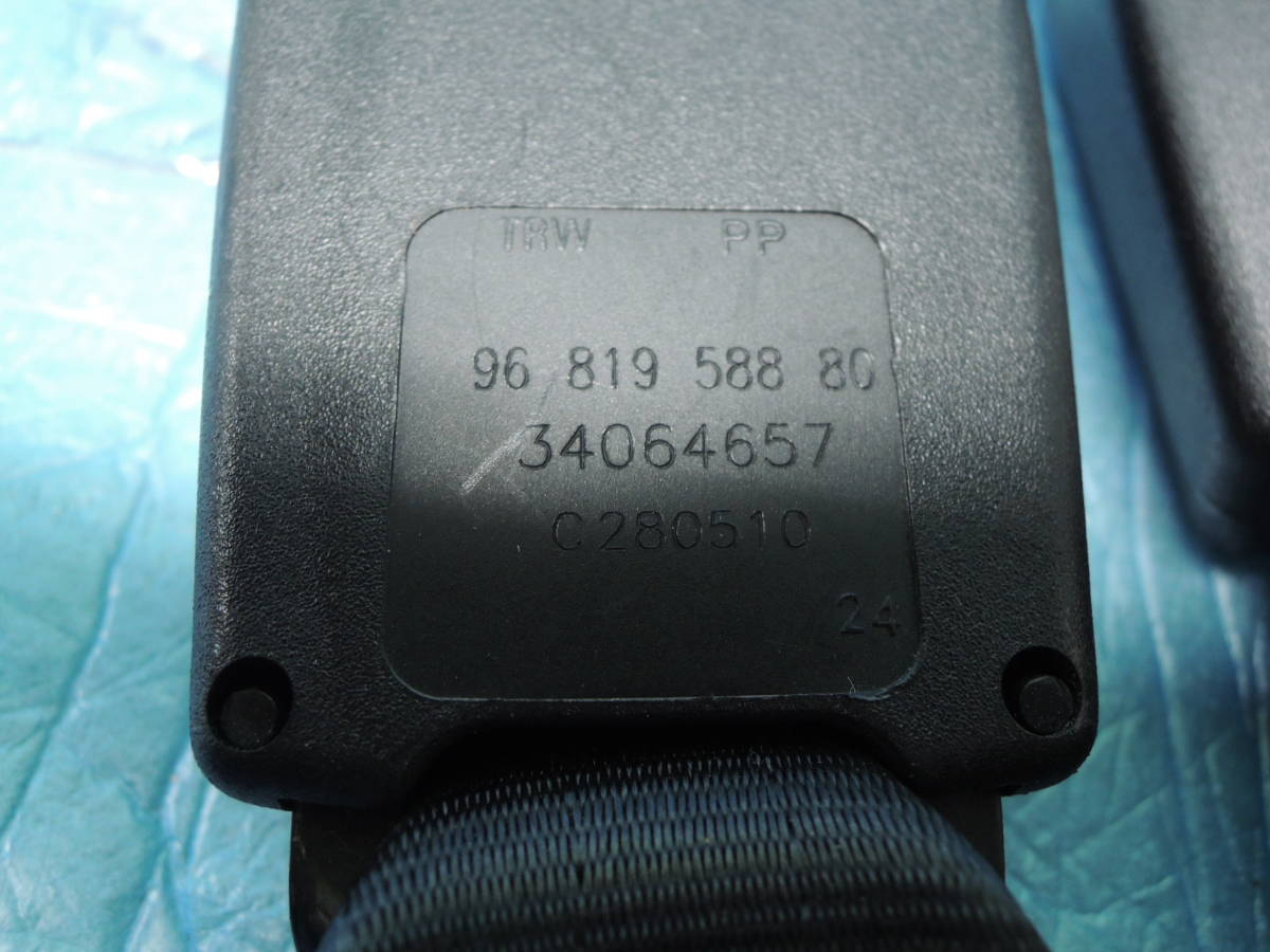  ликвидация запасов /1 иен старт ABA-A55F01 Citroen C3 оригинальный ремень безопасности catch 9681958880 C-9904 2306
